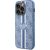 Guess GUHMP14LP4RPSB Hardcase 4G Printed Stripes MagSafe Aizsargapvalks priekš iPhone 14 Pro 6.1" / zils Neoriģinālie Maciņi