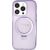 Guess GUHMP15LHRSGSU Hardcase Ring Stand Script Glitter MagSafe Aizsargapvalks priekš iPhone 15 Pro 6.1" / violets Neoriģinālie Maciņi