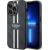 Guess GUHMP14LP4RPSK Hardcase 4G Printed Stripes MagSafe Aizsargapvalks priekš iPhone 14 Pro 6.1" / melns Neoriģinālie Maciņi