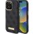 Guess GUHMP16LU4GPRK Hardcase 4G Logo Plate MagSafe Aizsargapvalks priekš iPhone 16 Pro 6.3" / melns Neoriģinālie Maciņi