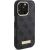 Guess GUHMP16LU4GPRK Hardcase 4G Logo Plate MagSafe Aizsargapvalks priekš iPhone 16 Pro 6.3" / melns Neoriģinālie Maciņi