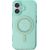 Guess GUHMP16MPFTDTEN Hardcase IML Rhinestones MagSafe Aizsargapvalks priekš iPhone 16 Plus 6.7" / zaļš Neoriģinālie Maciņi