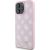 Guess GUHMP16LPGPYSP Peony Script Logo MagSafe Aizsargapvalks priekš iPhone 16 Pro 6.3" / rozā Neoriģinālie Maciņi