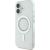 Guess GUHMP16MPFTDTEH Hardcase IML Rhinestones MagSafe Aizsargapvalks priekš iPhone 16 Plus 6.7" / balts Neoriģinālie Maciņi