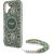 Guess GUHMP16SHCPOFPA Hardcase IML Flowers Allover Electro With Pearl St Aizsargapvalks priekš iPhone 16 6.1" / zaļš Neoriģinālie Maciņi