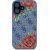 Guess GUHMP16SP4ROPEMCB Hardcase 4G Flowers Print MagSafe Aizsargapvalks priekš iPhone 16 6.1" / zils Neoriģinālie Maciņi
