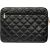Guess Sleeve GUCS16ZPSQSSGK Klēpjdatora maciņš 16" Quilted 4G / melns Somas portatīvajiem datoriem