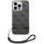 Guess GUOHCP14LH4STK Hardcase 4G Print Strap Aizsargapvalks priekš iPhone 14 Pro 6,1" / melns Neoriģinālie Maciņi