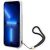 Guess GUOHCP14LH4STK Hardcase 4G Print Strap Aizsargapvalks priekš iPhone 14 Pro 6,1" / melns Neoriģinālie Maciņi