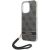 Guess GUOHCP14LH4STK Hardcase 4G Print Strap Aizsargapvalks priekš iPhone 14 Pro 6,1" / melns Neoriģinālie Maciņi