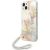 Guess GUOHCP14MHFLSU Flower Strap Aizsargapvalks priekš iPhone 14 Plus / 15 Plus 6.7" / violets Neoriģinālie Maciņi