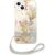 Guess GUOHCP14MHFLSU Flower Strap Aizsargapvalks priekš iPhone 14 Plus / 15 Plus 6.7" / violets Neoriģinālie Maciņi
