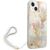 Guess GUOHCP14MHFLSU Flower Strap Aizsargapvalks priekš iPhone 14 Plus / 15 Plus 6.7" / violets Neoriģinālie Maciņi