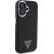 Guess GUHMP16MPGTSPSK Hardcase Grained Triangle MagSafe Aizsargapvalks priekš iPhone 16 Plus 6.7" / melns Neoriģinālie Maciņi