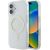 Guess GUHMP16SHFGERET IML Glitter Circle MagSafe Aizsargapvalks priekš iPhone 16 6.1" Neoriģinālie Maciņi