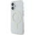 Guess GUHMP16SHFGERET IML Glitter Circle MagSafe Aizsargapvalks priekš iPhone 16 6.1" Neoriģinālie Maciņi