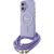 Guess GUHMP16SHCTSGNSU Crossbody Cord Script MagSafe Aizsargapvalks priekš iPhone 16 6.1" / violets Neoriģinālie Maciņi