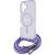 Guess GUHMP16SHCTSGNSU Crossbody Cord Script MagSafe Aizsargapvalks priekš iPhone 16 6.1" / violets Neoriģinālie Maciņi
