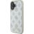 Guess GUHMP16SPGPYSH Aizsargapvalks priekš iPhone 16 6.1" Peony Script Logo MagSafe / balts Neoriģinālie Maciņi