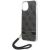 Guess GUOHCP14MH4STK Hardcase 4G Print Strap Aizsargapvalks priekš iPhone 14 Plus/15 Plus 6.7" / melns Neoriģinālie Maciņi