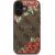 Guess GUHMP16SP4ROPEMCW Hardcase 4G Flowers Print MagSafe Aizsargapvalks priekš iPhone 16 6.1" / brūns Neoriģinālie Maciņi