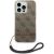 Guess GUOHCP14XH4STW Hardcase 4G Print Strap Aizsargapvalks priekš iPhone 14 Pro Max 6,7" / brūns Neoriģinālie Maciņi