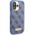 Guess GUHMP16MU4GPRB Hardcase 4G Logo Plate MagSafe Aizsargapvalks priekš iPhone 16 Plus 6.7" / zils Neoriģinālie Maciņi