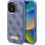 Guess GUHMP16XU4GPRB Hardcase 4G Logo Plate MagSafe Aizsargapvalks priekš iPhone 16 Pro Max 6.9" / zils Neoriģinālie Maciņi