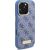 Guess GUHMP16XU4GPRB Hardcase 4G Logo Plate MagSafe Aizsargapvalks priekš iPhone 16 Pro Max 6.9" / zils Neoriģinālie Maciņi