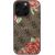 Guess GUHMP16XP4ROPEMCW Hardcase 4G Flowers Print MagSafe Aizsargapvalks priekš iPhone 16 Pro Max 6.9" / brūns Neoriģinālie Maciņi