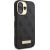 Guess GUHMP16MU4GPRK Hardcase 4G Logo Plate MagSafe Aizsargapvalks priekš iPhone 16 Plus 6.7" / melns Neoriģinālie Maciņi