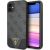 Guess GUHCN61PU4GHBK Hardcase 4G Triangle Collection Aizsargapvalks priekš iPhone 11 6,1" / Xr / pelēks Neoriģinālie Maciņi