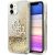 Guess GUHCN61LG4GGO Hardcase 4G Big Liquid Glitter Aizsargapvalks priekš iPhone 11 6,1" / Xr / zelts Neoriģinālie Maciņi
