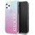Guess GUHCN65PCUGLPBL Hardcase Glitter Gradient Aizsargapvalks priekš iPhone 11 Pro Max / pink blue Neoriģinālie Maciņi