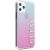 Guess GUHCN65PCUGLPBL Hardcase Glitter Gradient Aizsargapvalks priekš iPhone 11 Pro Max / pink blue Neoriģinālie Maciņi