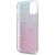 Guess GUHCN65PCUGLPBL Hardcase Glitter Gradient Aizsargapvalks priekš iPhone 11 Pro Max / pink blue Neoriģinālie Maciņi