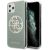 Guess GUHCN58PCUGLKA Hardcase 4G Circle Glitter Aizsargapvalks priekš iPhone 11 Pro / haki Neoriģinālie Maciņi