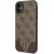 Guess GUHCN61PU4GHBR Hardcase 4G Triangle Collection Aizsargapvalks priekš iPhone 11 6,1" / Xr 6,1" / brūns Neoriģinālie Maciņi