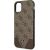 Guess GUHCN61PU4GHBR Hardcase 4G Triangle Collection Aizsargapvalks priekš iPhone 11 6,1" / Xr 6,1" / brūns Neoriģinālie Maciņi