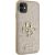 Guess GUHCN61HG4SGD Glitter Script Big 4G Aizsargapvalks priekš iPhone 11/Xr 6.1" / zelta Neoriģinālie Maciņi