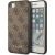 Guess GUHCI8G4GFBR Hardcase 4G Metal Gold Logo Aizsargapvalks priekš iPhone SE 2022 / 2020 / 7 / 8 / brūns Neoriģinālie Maciņi