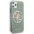 Guess GUHCN65PCUGLKA Hardcase 4G Circle Glitter Aizsargapvalks priekš iPhone 11 Pro Max / haki Neoriģinālie Maciņi