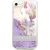 Guess GUHCI8LFLSU Flower Liquid Glitter Aizsargapvalks priekš iPhone SE 2022 / SE2020 / 7 / 8 / violets Neoriģinālie Maciņi