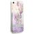Guess GUHCI8LFLSU Flower Liquid Glitter Aizsargapvalks priekš iPhone SE 2022 / SE2020 / 7 / 8 / violets Neoriģinālie Maciņi