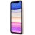 Guess GUHCN61G4GLPI 4G Stripe Collection Aizsargapvalks priekš iPhone 11 6,1"/Xr / rozā Neoriģinālie Maciņi