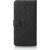 Guess GUBKLHEBK Universal L 4.6 - 5.2" book 4G Heritage Telefona maciņš / melns Neoriģinālie Maciņi