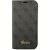 Guess GUBKP14LHG4SHK Aizsargapvalks priekš iPhone 14 Pro 6,1" / melns book 4G Vintage Gold Logo Neoriģinālie Maciņi