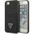 Guess GUHCI8PSATPK Saffiano Triangle Logo Aizsargapvalks priekš iPhone 7/8/SE 2020/SE 2022 / melns Neoriģinālie Maciņi