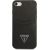 Guess GUHCI8PSATPK Saffiano Triangle Logo Aizsargapvalks priekš iPhone 7/8/SE 2020/SE 2022 / melns Neoriģinālie Maciņi