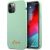Guess GUHCP12LLSLMGGN Metal Logo Script Aizsargapvalks priekš iPhone 12 Pro Max 6,7" / zaļš Neoriģinālie Maciņi